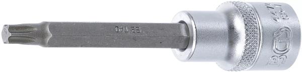 BGS Bit-Einsatz T40 T-Profil (für Torx) Länge 100 mm Antrieb Innenvierkant 12,5 mm (1/2") 4472